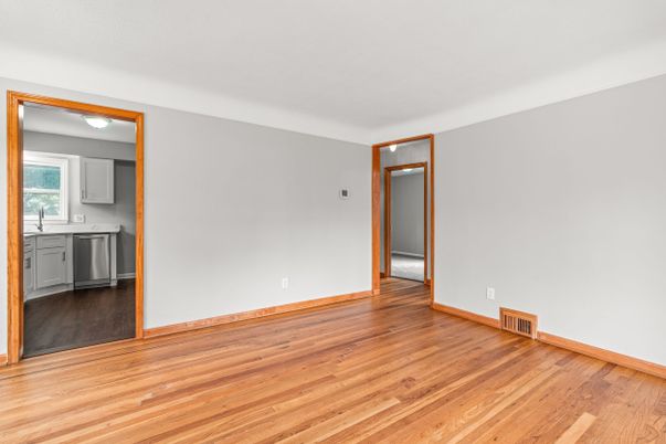 Empty room, Interior, Kitchen, Wood Texture Flooring