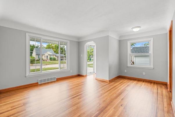 Empty room, Interior, Wood Texture Flooring