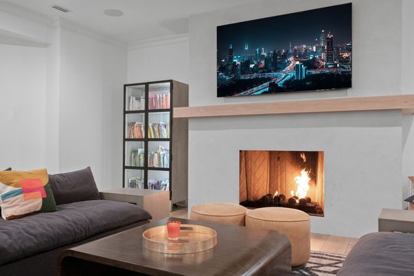 Fireplace, Interior, Living room