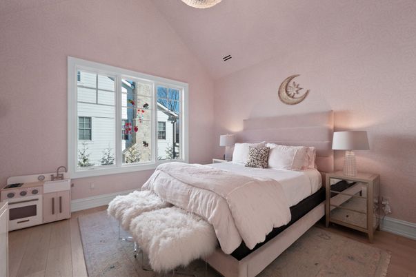 Bedroom, Interior, Wood Texture Flooring