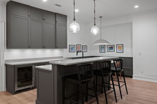 Interior, Pendant Lights, Recessed Lighting, Wood Texture Flooring