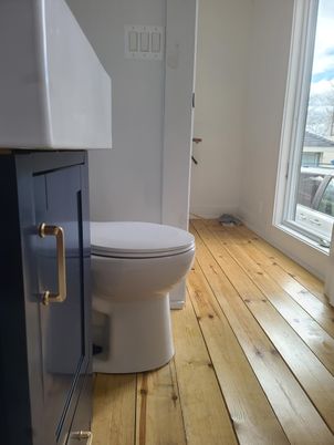 Bathroom, Interior, Wood Texture Flooring