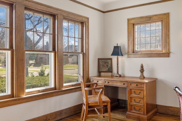 Home Office, Interior, Wood Texture Flooring