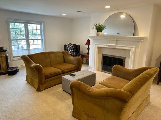 Fireplace, Interior, Living room, Recessed Lighting