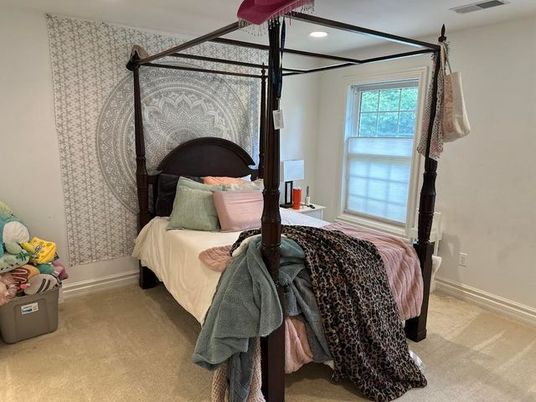 Bedroom, Interior, Recessed Lighting