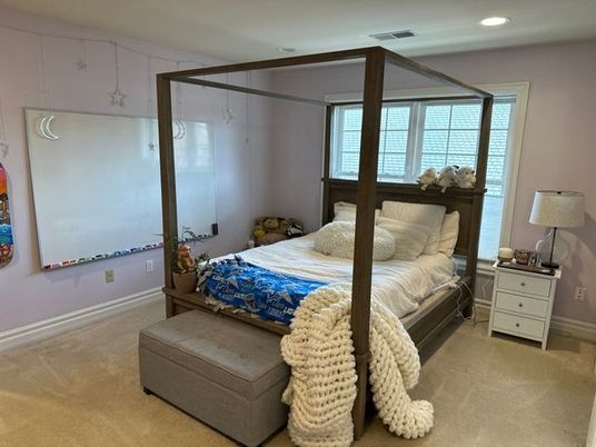 Bedroom, Interior, Recessed Lighting
