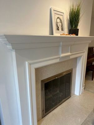 Fireplace, Interior, Piano