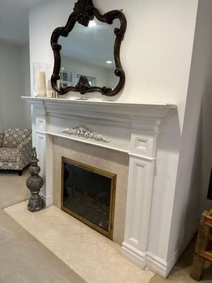Fireplace, Interior, Piano, Recessed Lighting