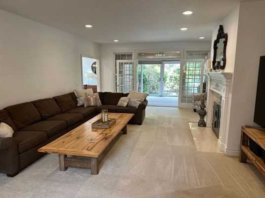 Fireplace, Interior, Living room, Recessed Lighting