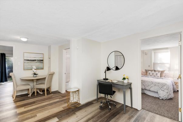 Bedroom, Home Office, Interior, Wood Texture Flooring