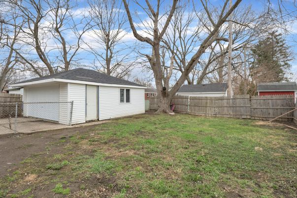 Backyard, Detached Garage, Exterior