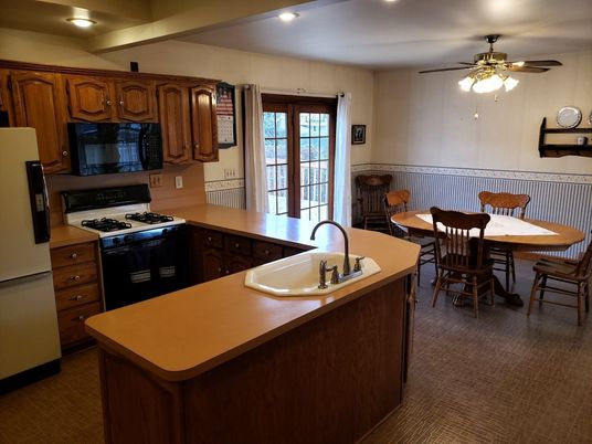 Dining room, Interior, Kitchen, Recessed Lighting