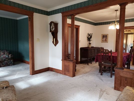 Dining room, Interior, Pendant Lights