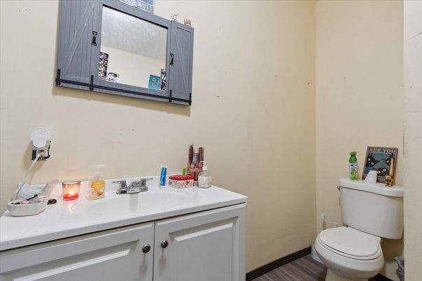 Bathroom, Interior, Wood Texture Flooring