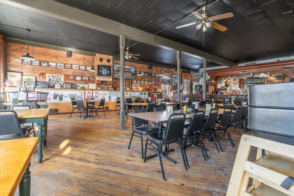 Dining room, Interior, Wood Texture Flooring, Wooden Walls