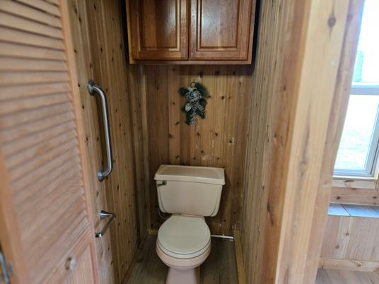Bathroom, Interior, Wooden Walls