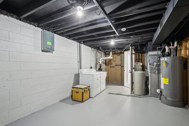 Interior, Stone Walls, Washer