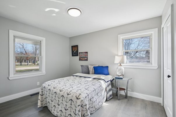 Bedroom, Interior, Wood Texture Flooring