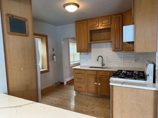 Interior, Kitchen, Wood Texture Flooring