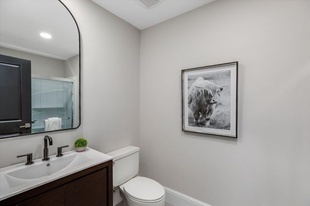 Bathroom, Interior, Recessed Lighting