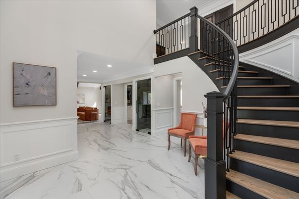Interior, Marble, Recessed Lighting