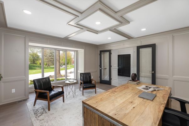 Home Office, Interior, Recessed Lighting