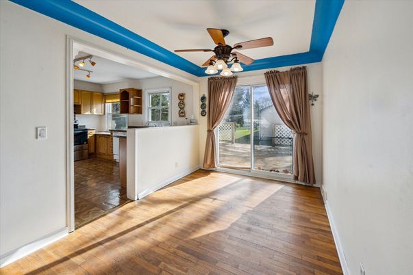 Empty room, Interior, Kitchen, Wood Texture Flooring