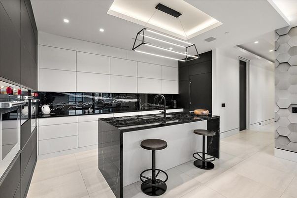 Interior, Kitchen, Recessed Lighting