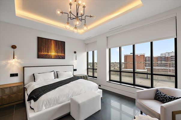 Bedroom, Interior, Pendant Lights