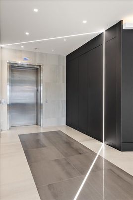 Elevator, Interior, Recessed Lighting