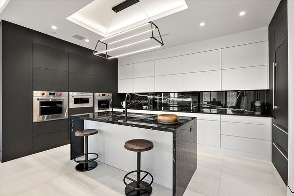 Interior, Kitchen, Pendant Lights, Recessed Lighting
