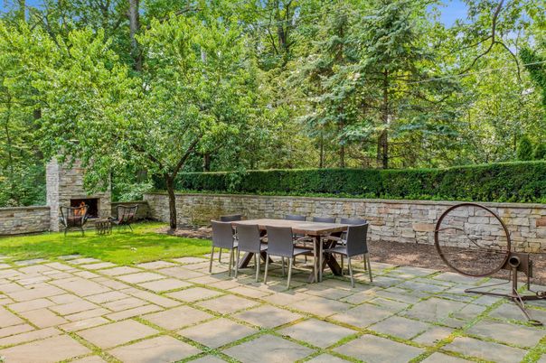 Backyard, Exterior, Fireplace