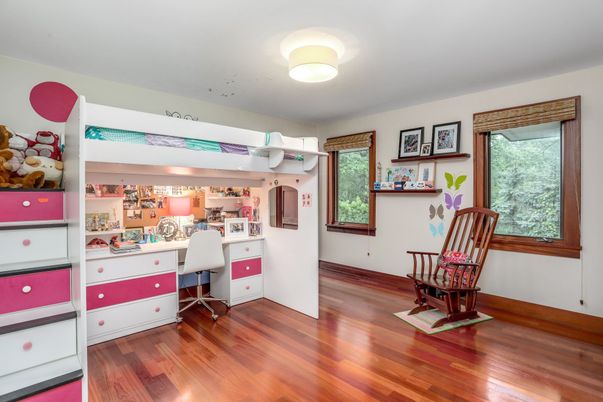 Home Office, Interior, Wood Texture Flooring