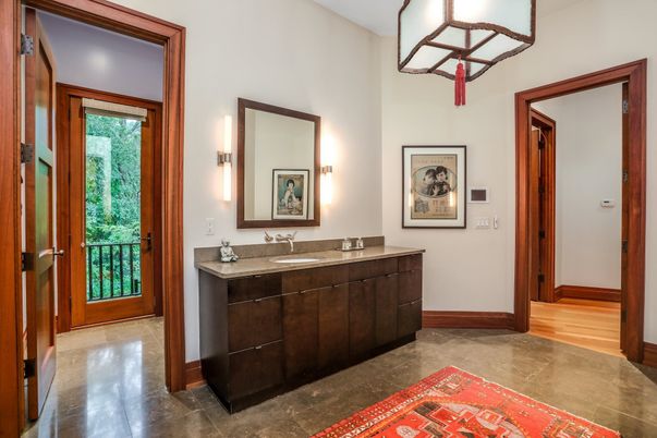Bathroom, Interior, Wood Texture Flooring