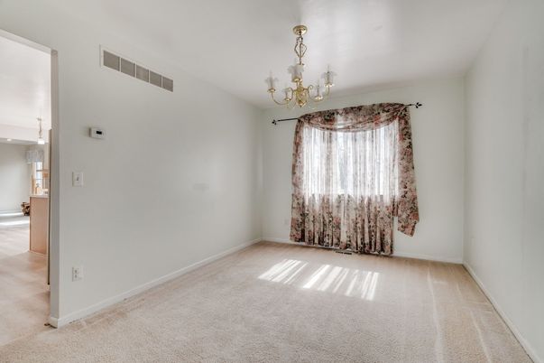 Chandelier, Empty room, Interior