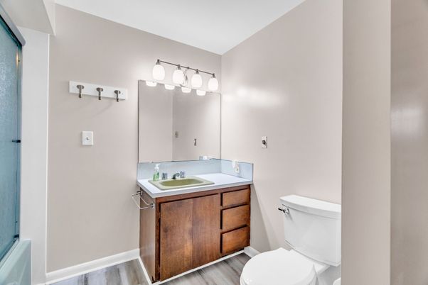 Bathroom, Interior, Wood Texture Flooring