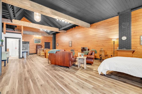 Bedroom, Interior, Wooden Beams, Wooden Ceilings, Wood Texture Flooring, Wooden Walls
