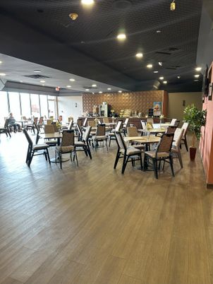 Dining room, Interior, Recessed Lighting