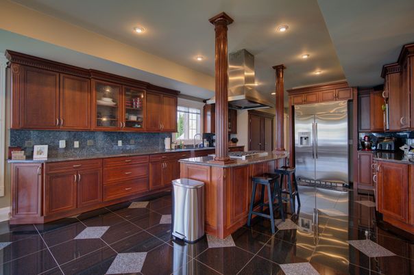Interior, Kitchen, Recessed Lighting, Stainless Steel Appliances