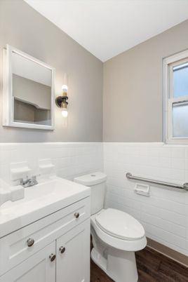 Bathroom, Interior, Wood Texture Flooring