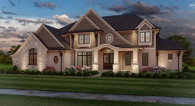 Exterior, Facade, Brick Facade, Brick Traditional