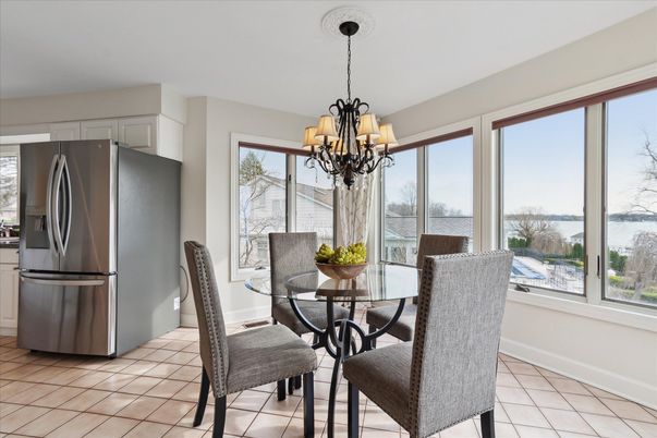 Chandelier, Dining room, Interior, Kitchen, Water