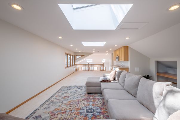 Interior, Living room, Recessed Lighting