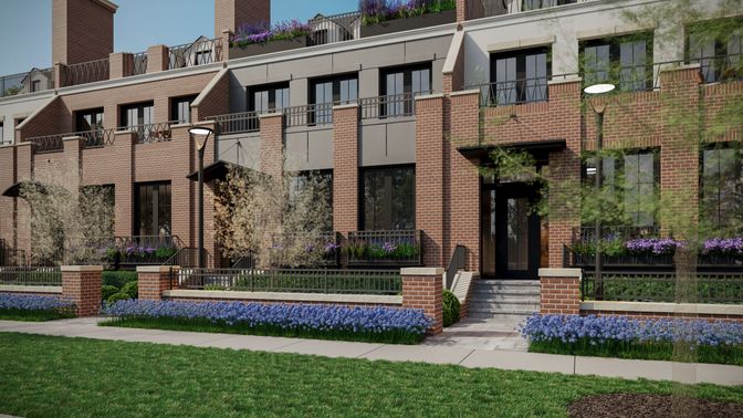 Exterior, Facade, Brick Facade, Rowhouse