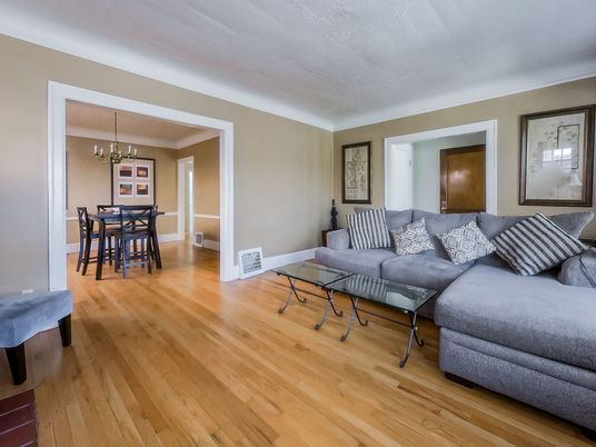 Dining room, Interior, Living room, Pendant Lights, Wood Texture Flooring