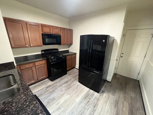 Interior, Kitchen, Wood Texture Flooring