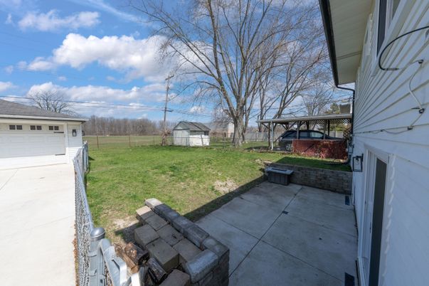 Backyard, Detached Garage, Exterior