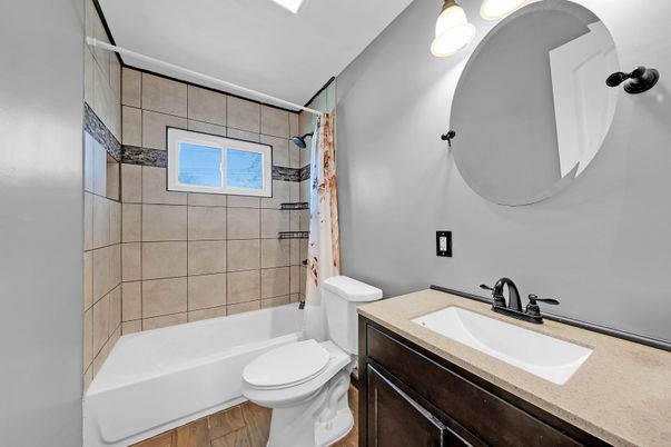 Bathroom, Interior, Wood Texture Flooring