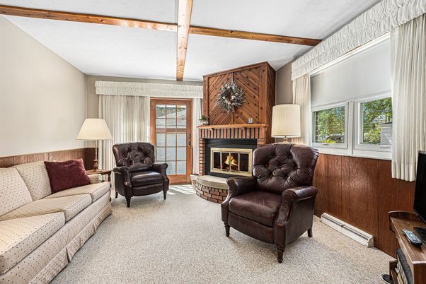 Fireplace, Interior, Living room, Wooden Beams