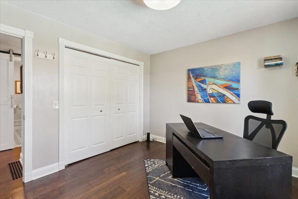 Home Office, Interior, Wood Texture Flooring